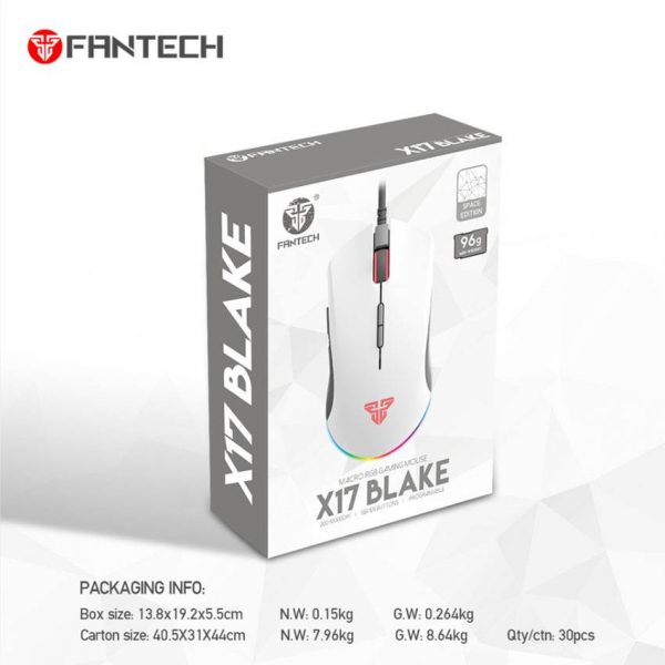 FANTECH X17 BLAKE Space Edition Pro GAMING MOUSE 2