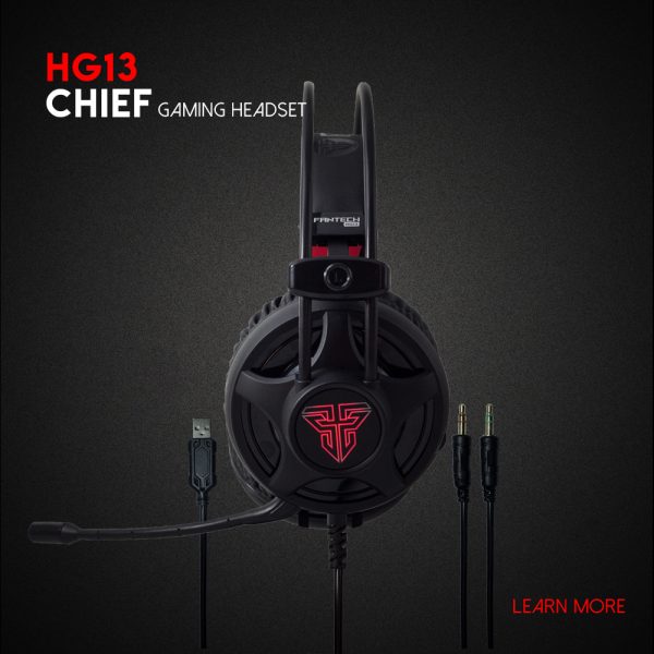 HEADSET HG13 RED 2