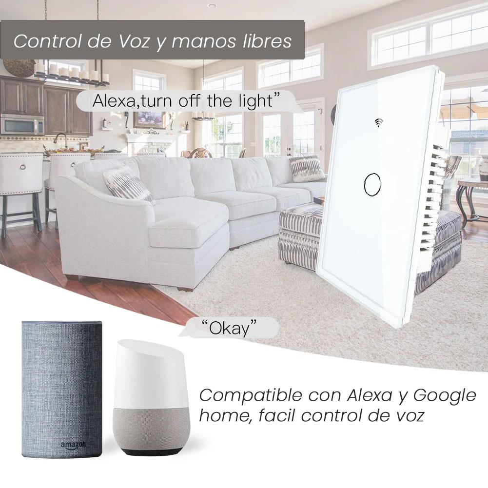 Interruptor de pared MOES Smart WSUSL1 Walexa Interruptor de pared MOES Smart WSUSL1 Walexa