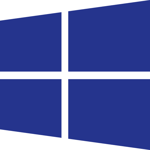 silueta del logotipo de windows