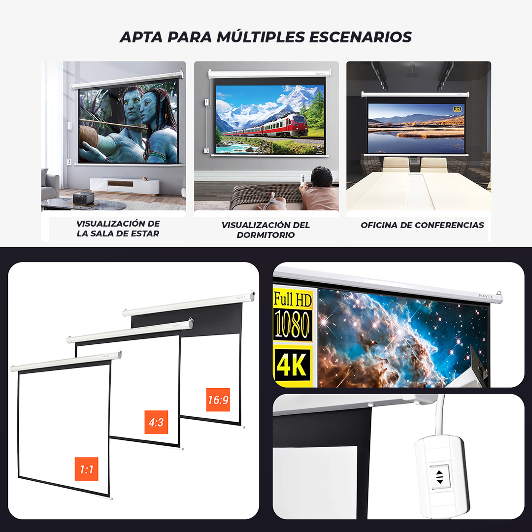 Pantalla Proyector PS100E 3