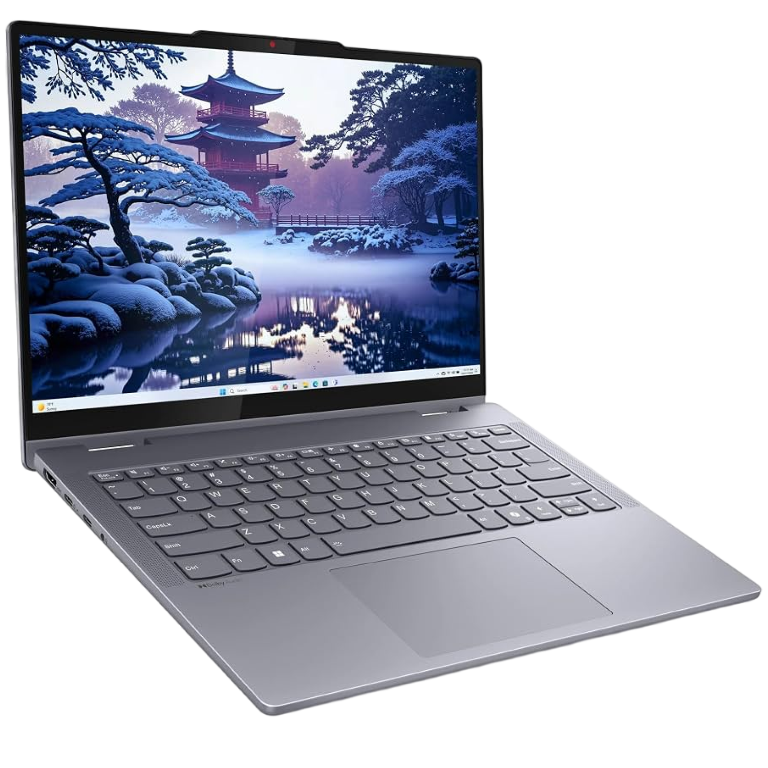 Laptop Lenovo gris delgada