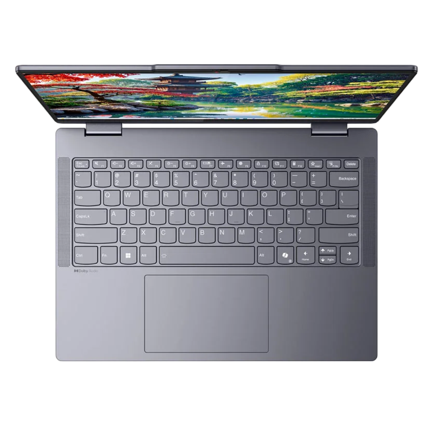 Laptop Lenovo gris delgada