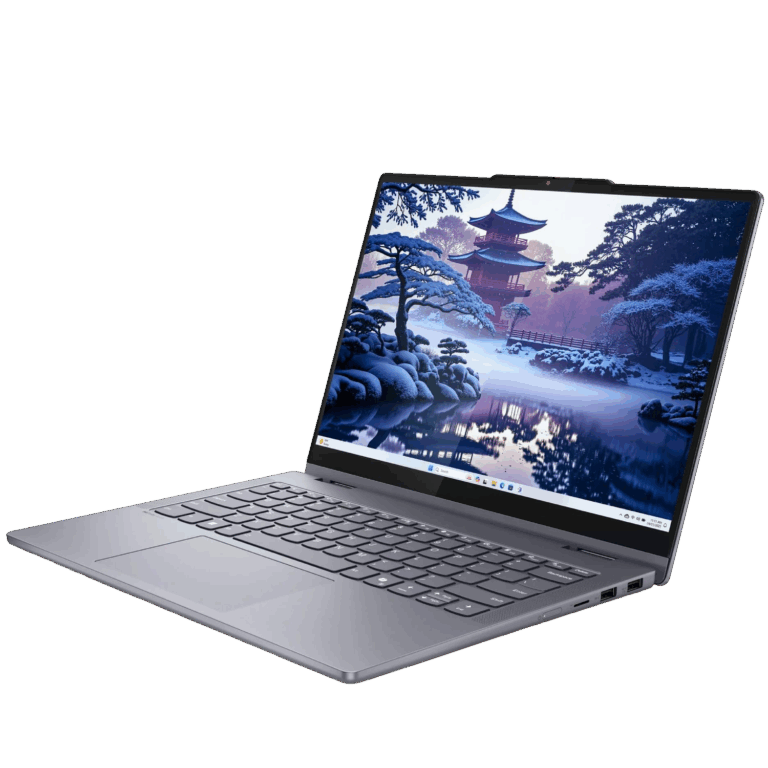 Laptop Lenovo gris delgada