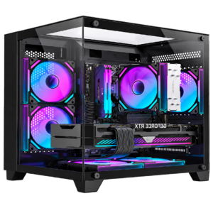 Gabinete gamer flujo de aire optimizado