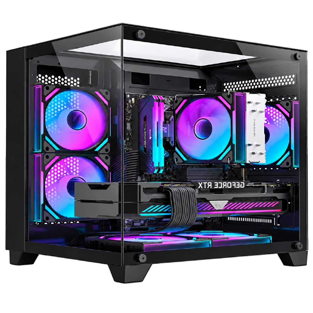 Gabinete gamer flujo de aire optimizado