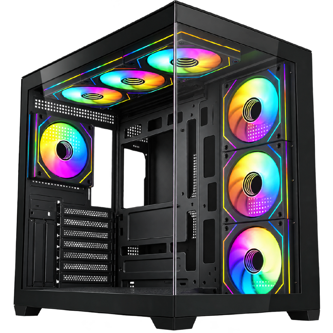 Panoramic PC case